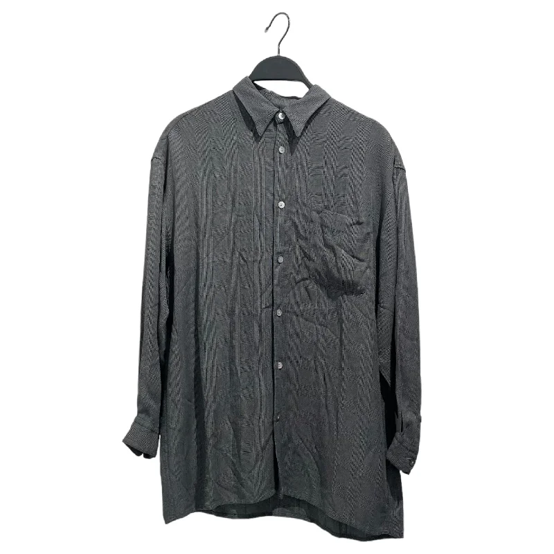 High-End Streetwear Jean Paul Gaultier/LS Shirt/Plaid/Cotton/GRY/plaid button up