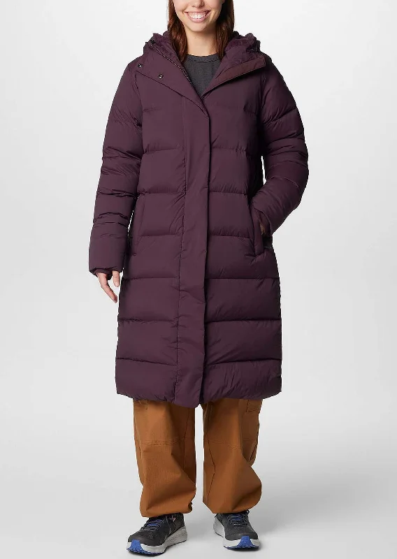 Sophisticated Minimalism Columbia Women's Boundless Days Long Down Jacket