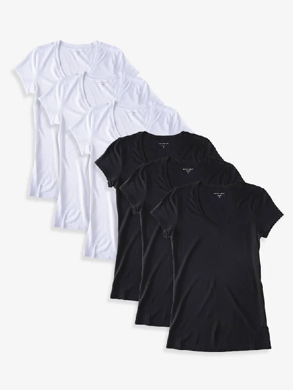 Casual Utility Fitted V-Neck Marcy 6-Pack