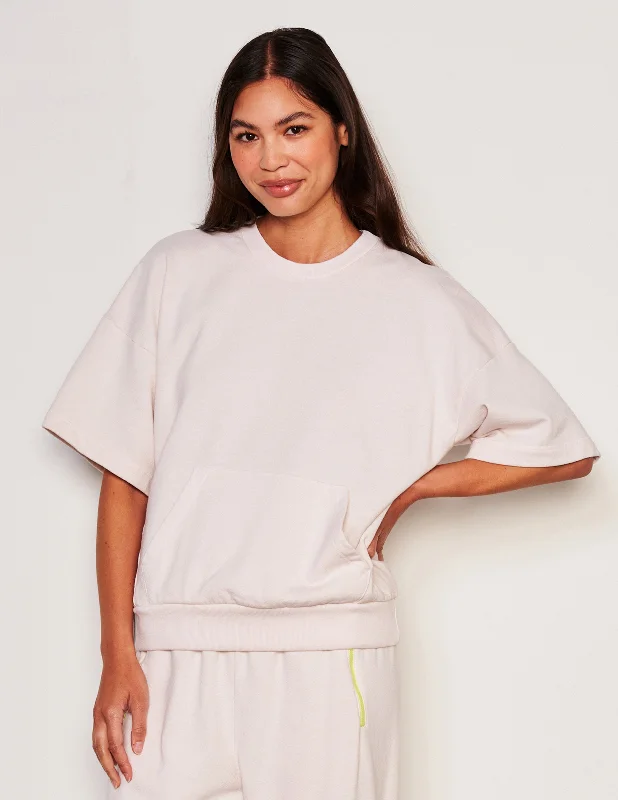 Contemporary Outfit Sundry Kanga Pocket Popover in Oyster