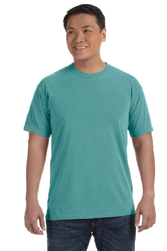 Everyday Minimalism Comfort Colors Mens Short Sleeve Crewneck T-Shirt - Seafoam Green