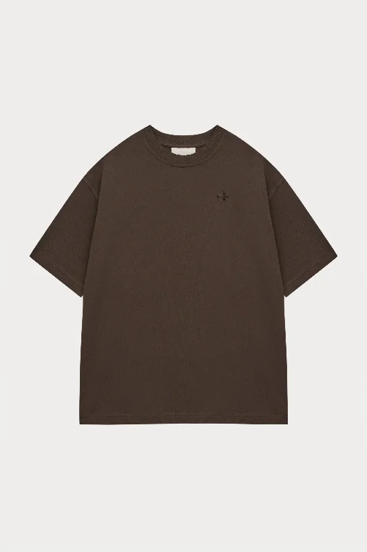 Dark Aesthetic LAUNDERED CLASSICS T-SHIRT - BROWN