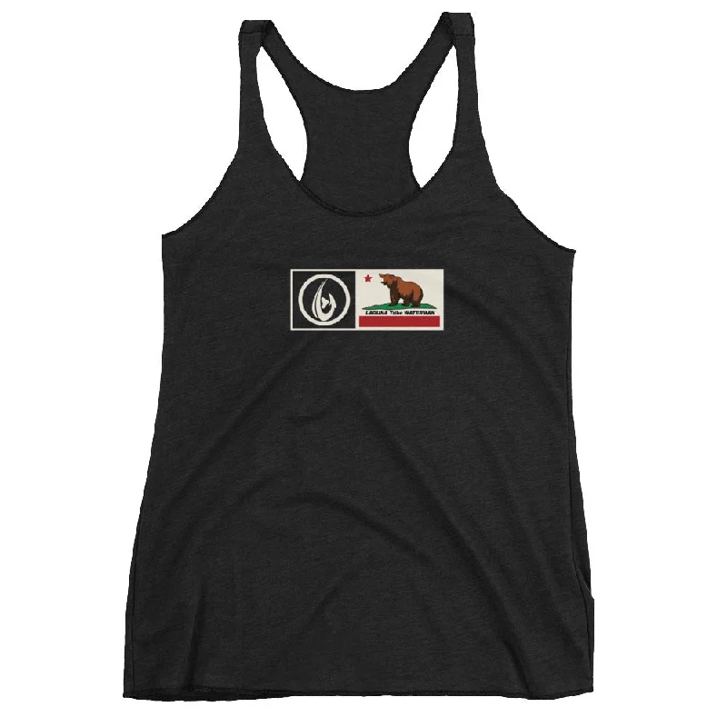 Contemporary Outfit Logo California Racerback Tank