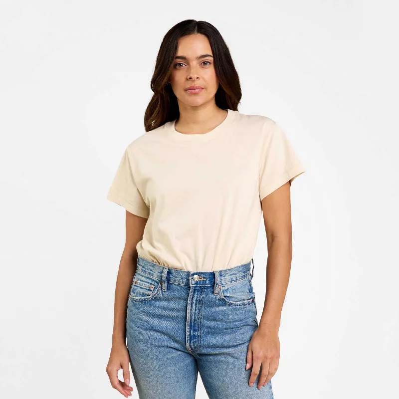 Chic Basics Everyday T-Shirt Bodysuit | Bone