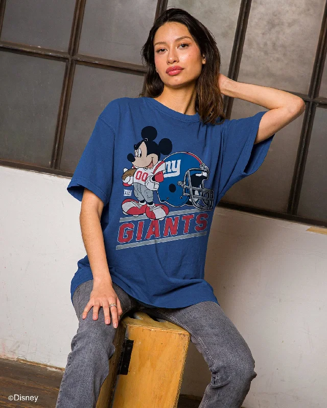 Relaxed Boho Giants Disney Mickey Came to Play Fan Tee