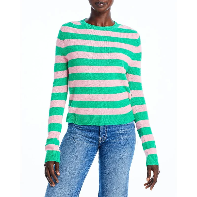 Bold Statement Jumper 1234 Womens Cashmere Striped Pullover Sweater