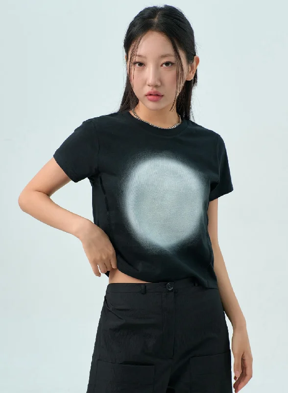 Modern Simplicity Cotton Cropped Tee CY330