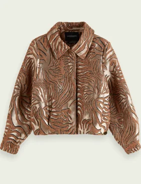 Fashion Statement Scotch & Soda textured jacquard jacket