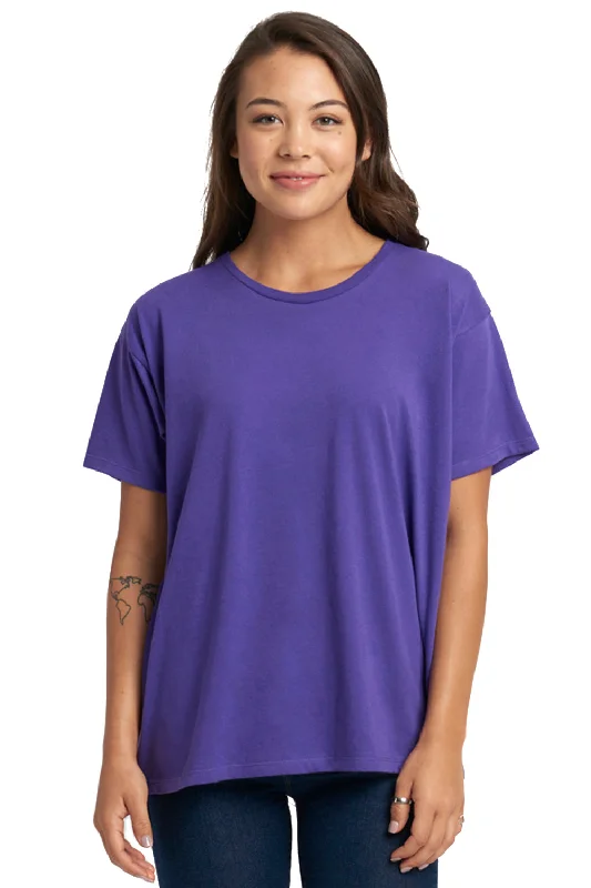 Chic Essentials Next Level Womens Ideal Flow Short Sleeve Crewneck T-Shirt - Purple Rush - Closeout