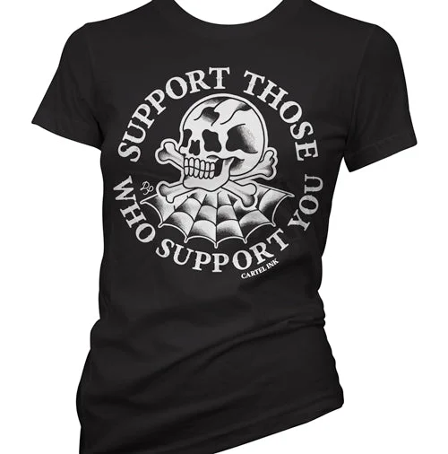 Timeless Elegance Support Those Who Support You Women's T-Shirt