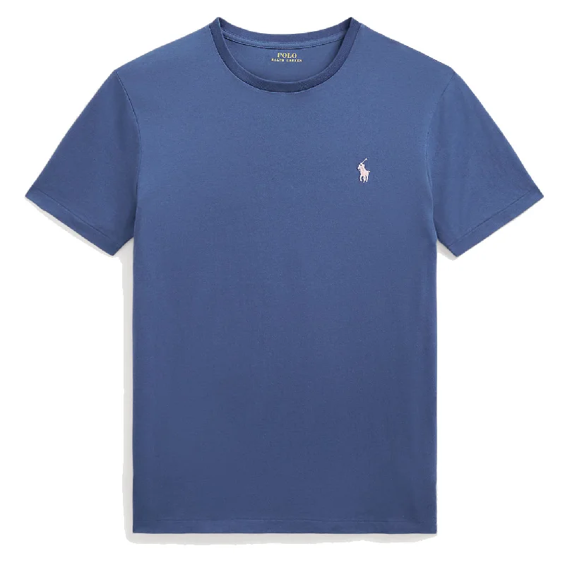 Minimal Sportswear Polo Ralph Lauren Custom Slim Fit Jersey Crewneck T-Shirt Old Royal