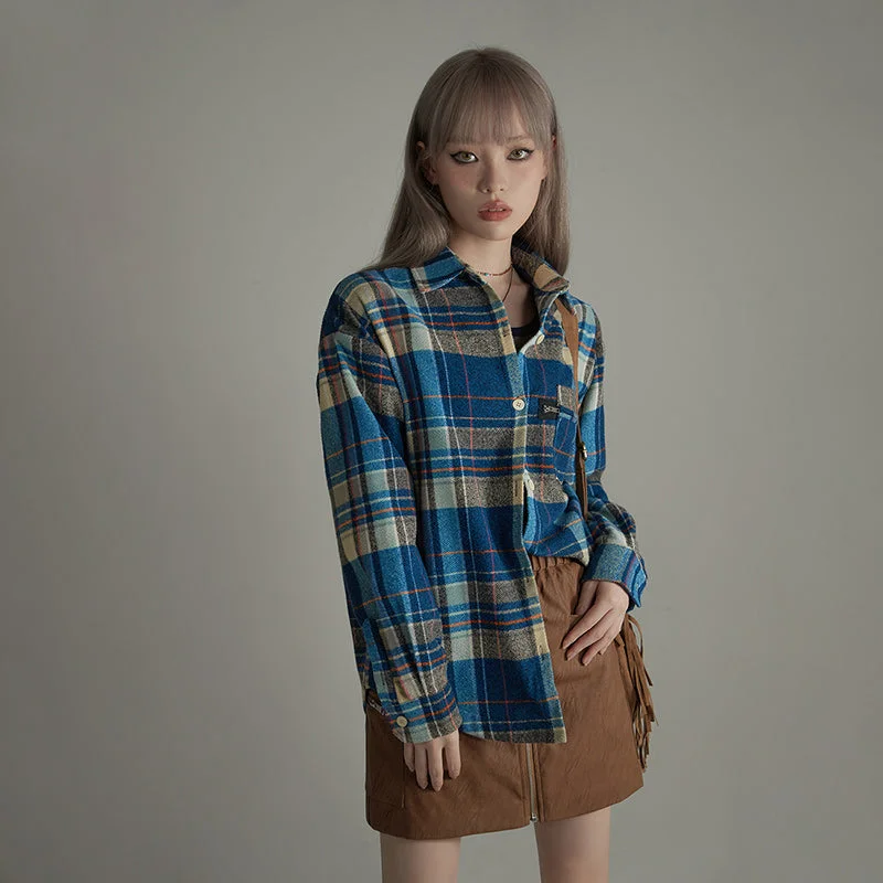 Timeless Casual Village Check Boxy Shirt