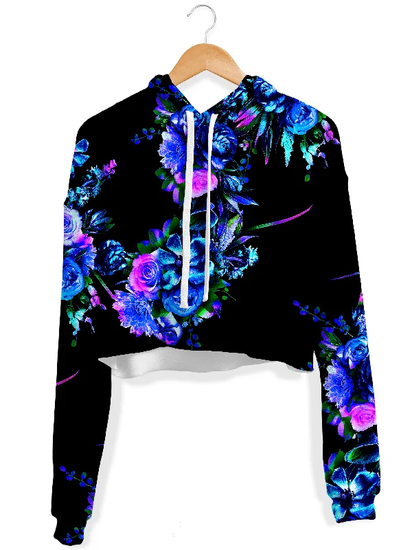 Urban Utility Midnight Garden Fleece Crop Hoodie