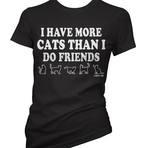 Classic Utility I Have More Cats Than I Do Friends Women's T-Shirt