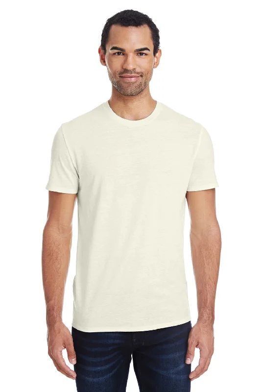 Minimal Sportswear Threadfast Apparel Mens Short Sleeve Crewneck T-Shirt - Cream