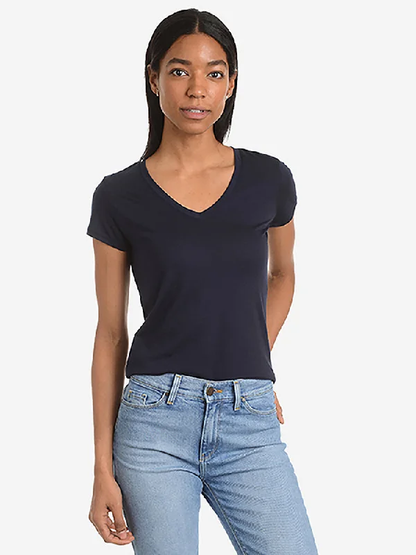 Bold Streetwear Fitted V-Neck Marcy Tee