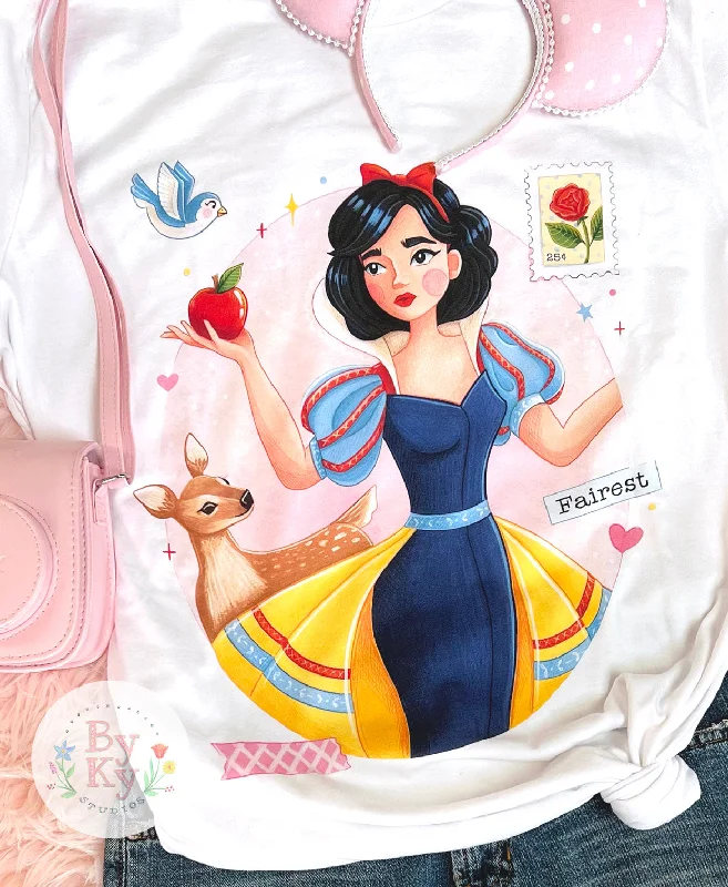 Timeless Layers Fairest Snow White Unisex Tee