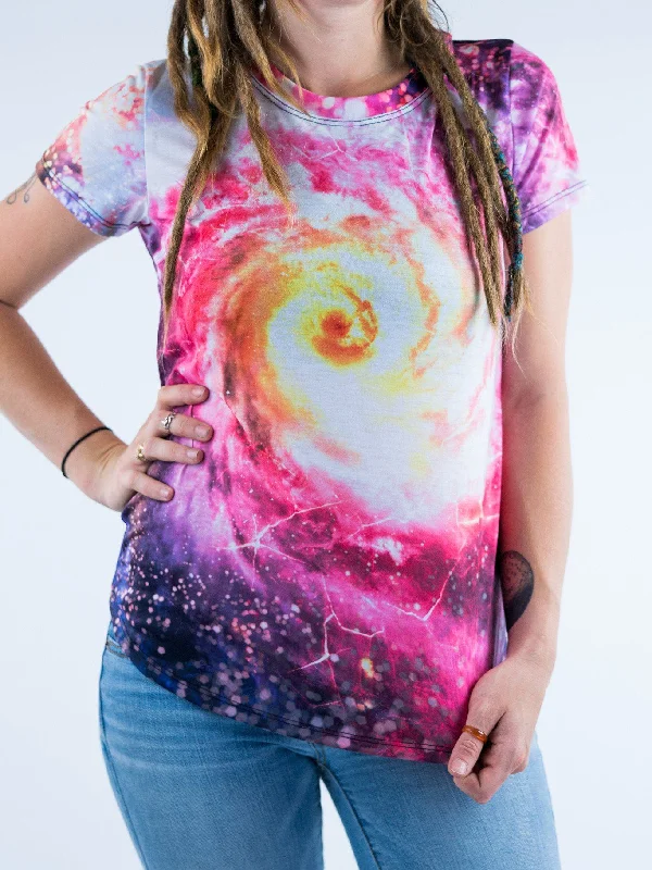 Sleek Streetwear Space Hole Women's Crew