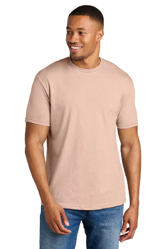 Urban Minimalism Gildan Mens Softstyle CVC Short Sleeve Crewneck T-Shirt - Dusty Rose Pink