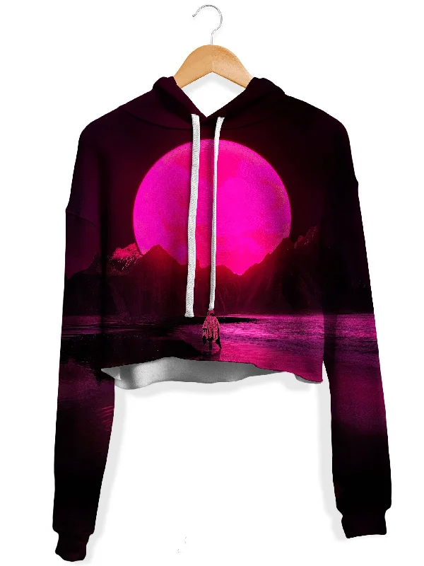 Urban Chic Mercury Sunset Fleece Crop Hoodie