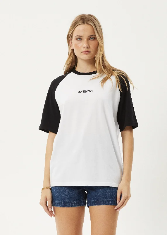 Everyday Basics AFENDS Womens Ryan - Oversized Raglan Tee - Black