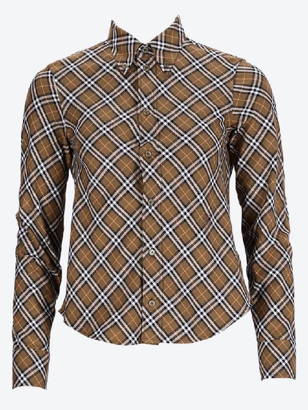 Weekend Minimalism Check long sleeve shirt