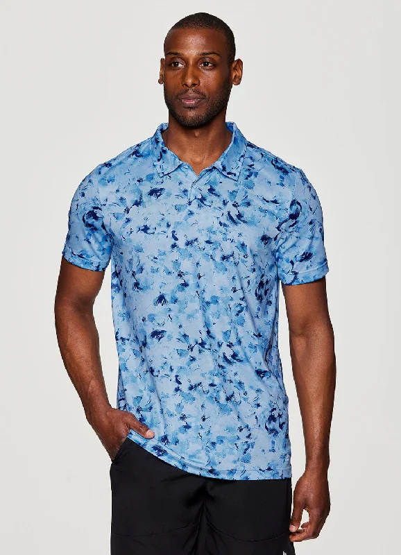 Lounge Wear Stay On Course Floral Polo