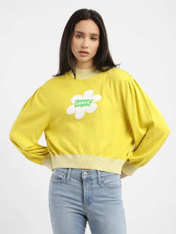 Classic Utility Women's Brand Logo High Neck Sweatshirt