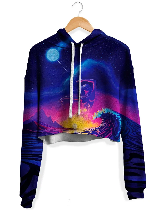 Clean Lines Poi Goddess Fleece Crop Hoodie