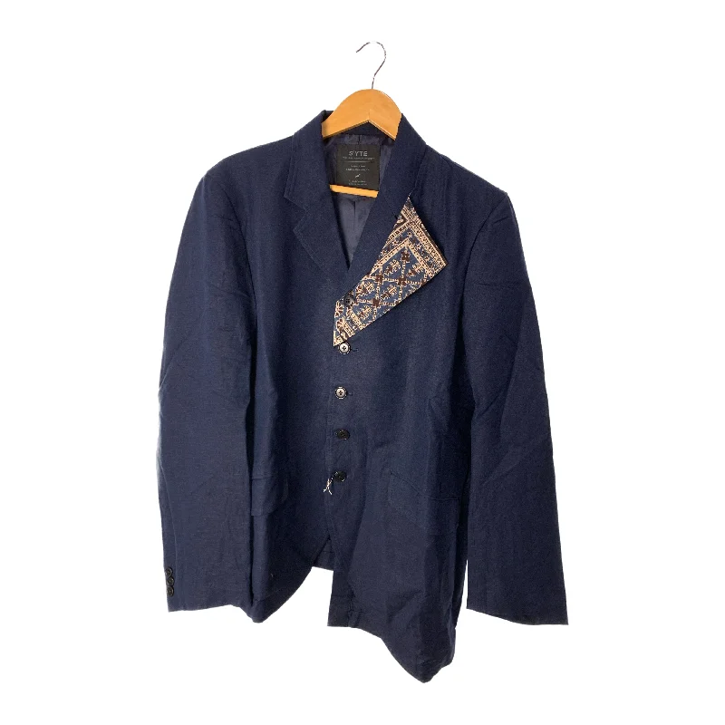 Relaxed Suiting s'yte/Jacket/3/Navy/Linen/UI-J17-808-1