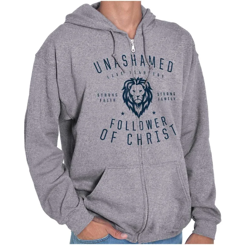 Dark Academia Unashamed Follower Zip Hoodie