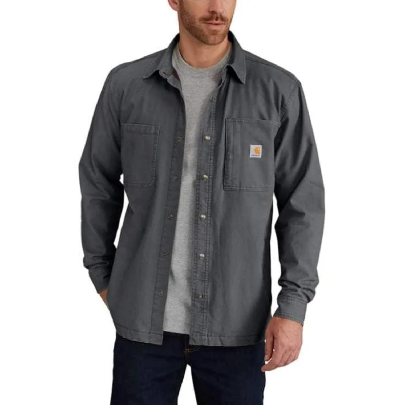 Casual Layering Carhartt Men's Rugged Flex Fleece-Lined Shirt Jac