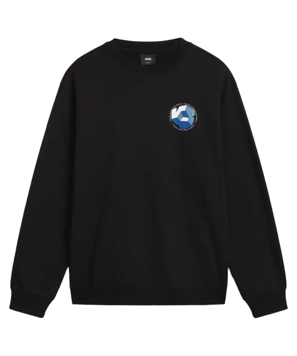 Futuristic Fashion Cycle V Sweatshirt in Black