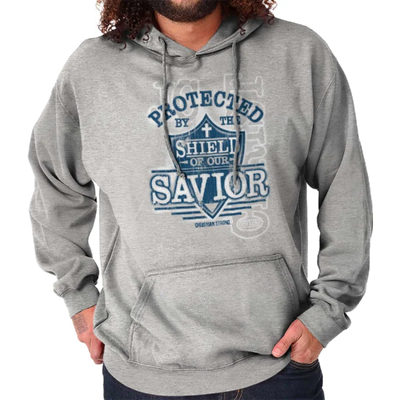 Graphic Streetwear Shield of our Savior Hoodie