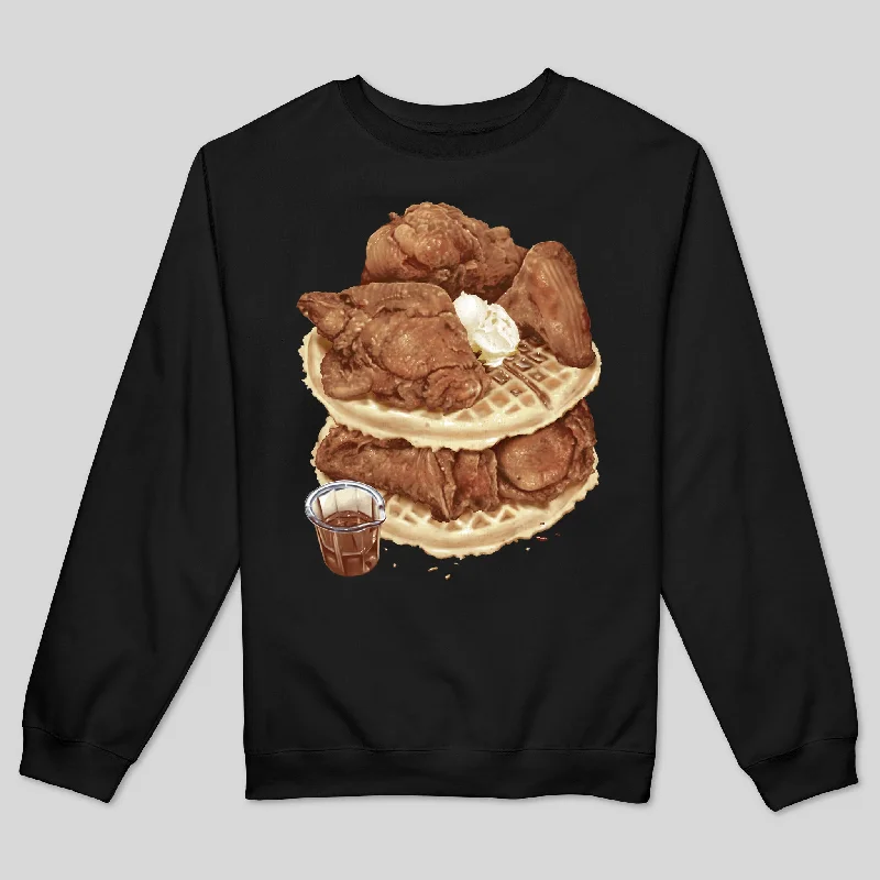 Luxury Streetwear CHICKEN AND WAFFLES MEN'S SWEATSHIRT