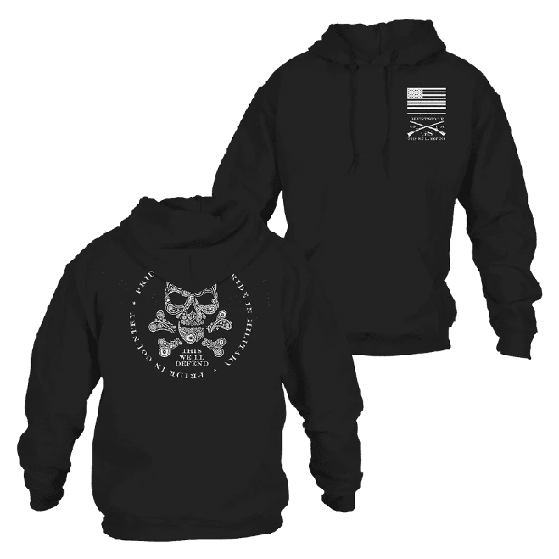 Functional Fashion Death Paisley Hoodie - Black