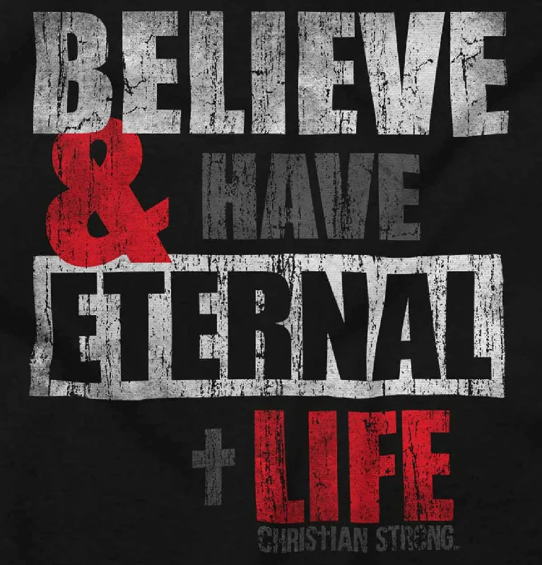 Minimal Chic Have Eternal Life Zip Hoodie