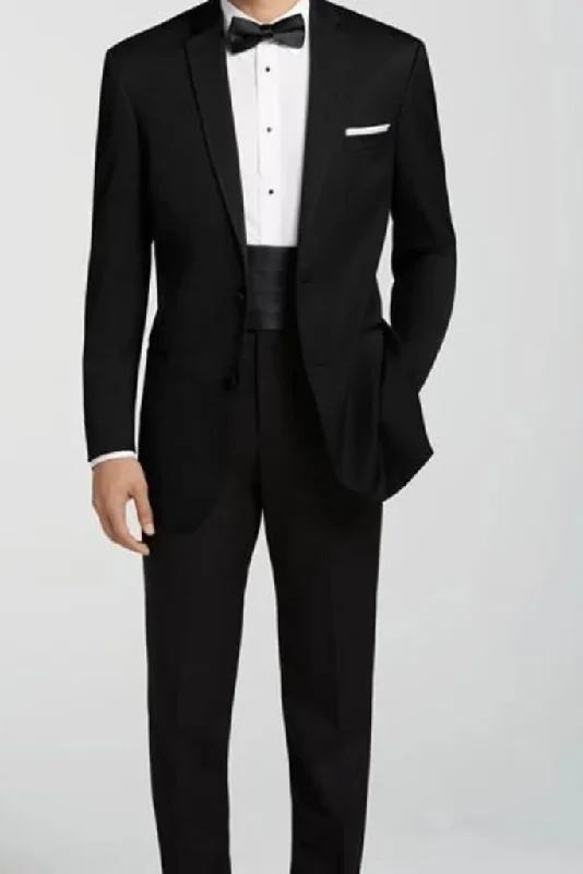 Everyday Minimalism Men's Black Tuxedos, 2 Piece Designer Suit Tuxedo Formal Fashion Style Suits Wedding Party Suits Elegant Suits Formal Fashion Suit.