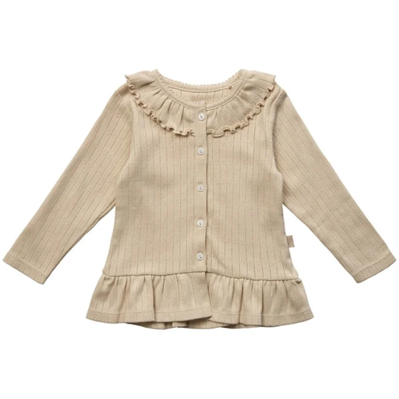 Clean Aesthetic Sofie Schnoor Sand Cardigan