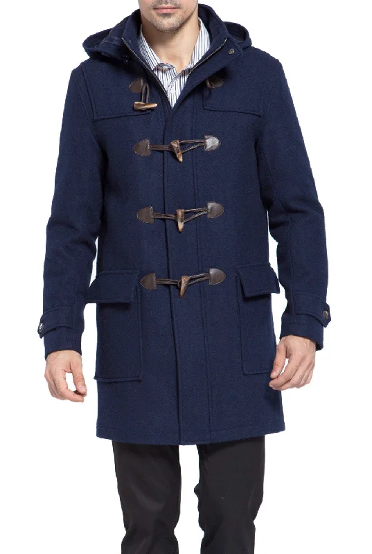 Tailored Streetwear BGSD Men Benjamin Wool Blend Classic Duffle Coat