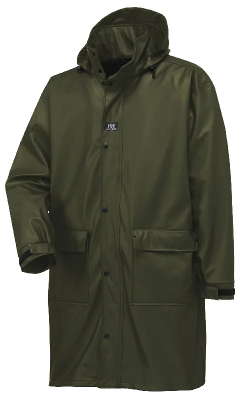 Aesthetic Casual Helly Hansen Impertech Waterproof Long Coat