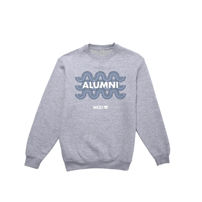 Casual Layers Unisex Alumni Flow Crew Sweatshirt