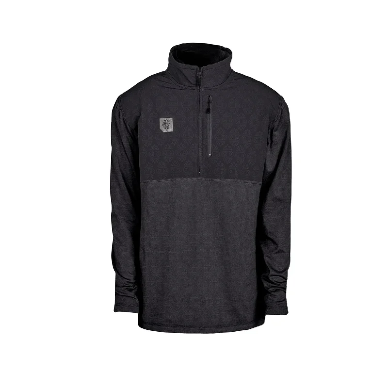 Sleek Outfit Airblaster 2025 Quickstripe Qtr Zip Fleece - Black