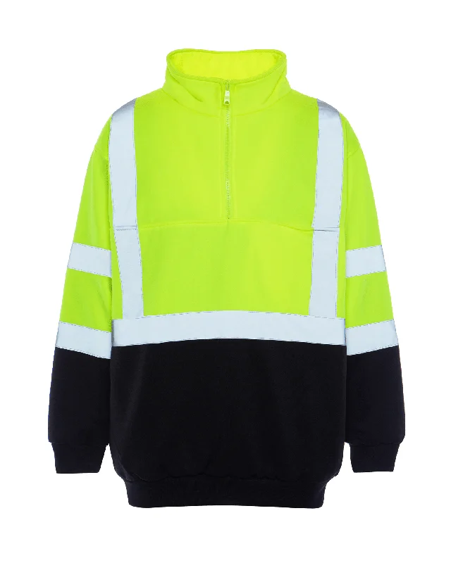 Timeless Outfit UPA542 HiVis 1/4 Zip Soft Shell Pullover