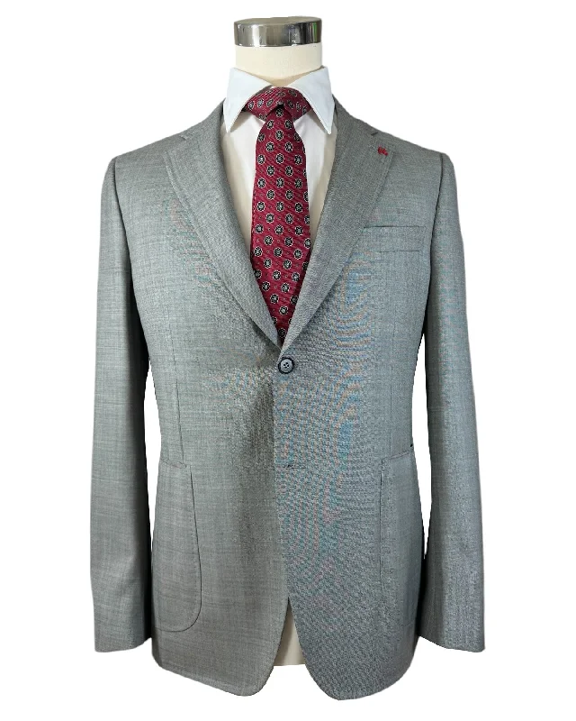 Contemporary Streetwear Isaia Suit Gray EU 60/ US 50