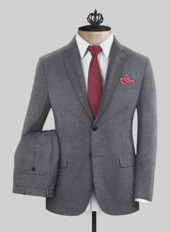 Futuristic Outfit Bristol Gray Grid Suit