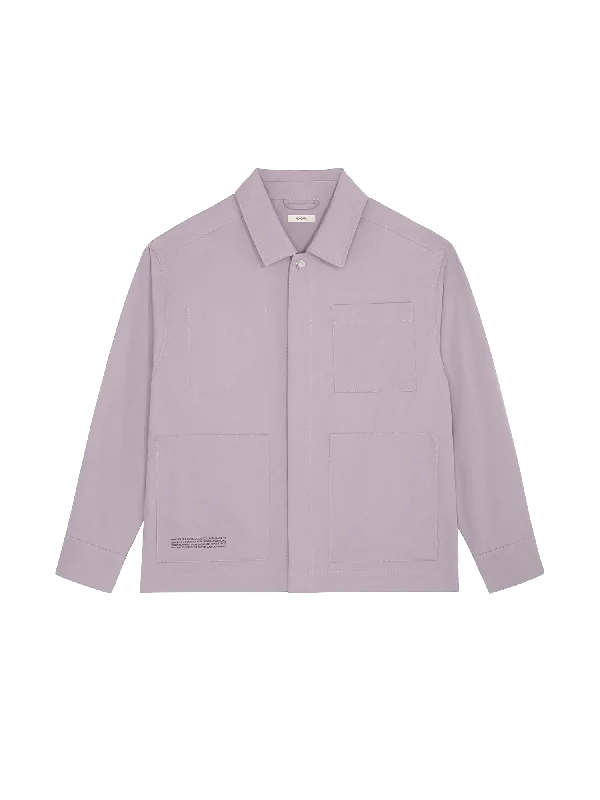 Eccentric Style Men's DNA Utility Jacket—raisin purple