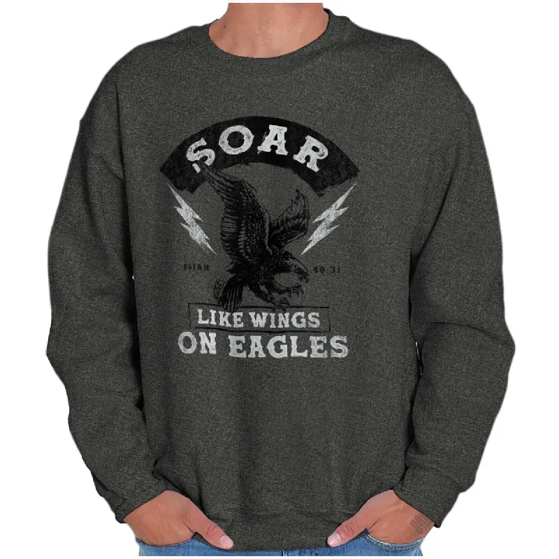 Indie Clothing Soar Like Eagles Crewneck Sweatshirt