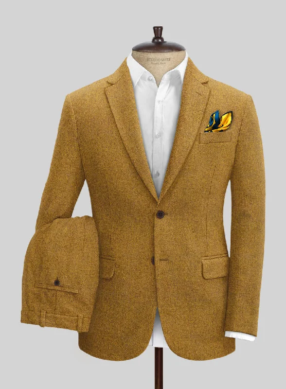 Indie Clothing Naples English Mustard Tweed Suit