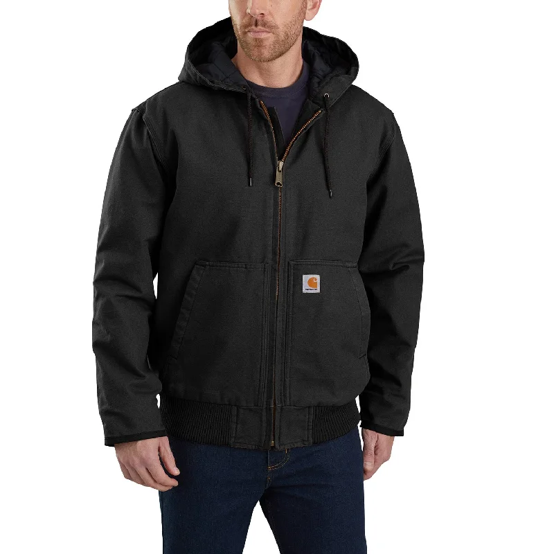 Minimal Chic Carhartt Men's Loose Fit Washed Duck Insulated Active Jac-3 Jacket